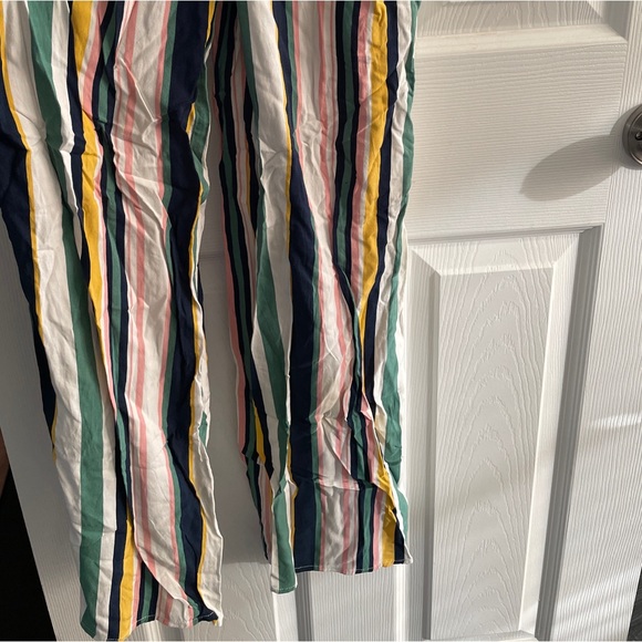 Multi Color Stripe Jumpsuit - Women’s Size Medium - Picture 3 of 9